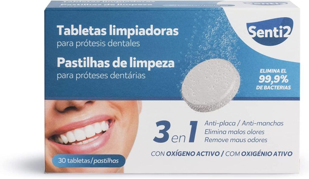 Oxígeno Activo POLIDENT Tabletas limpiadoras para prótesis dentales precio