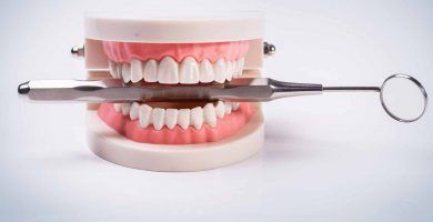 dentadura superior postiza con paladar